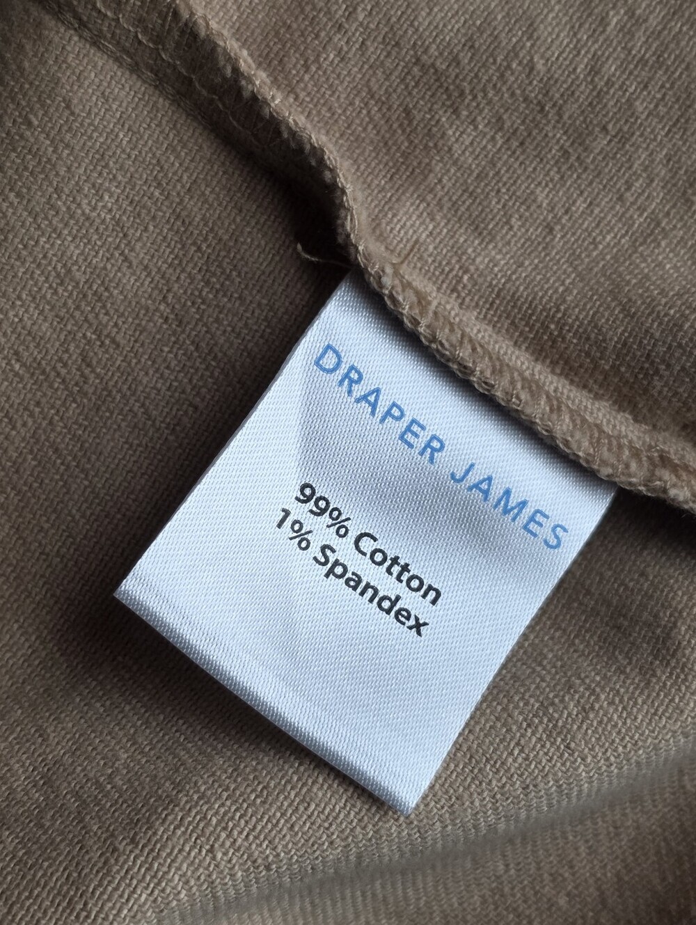 Draper James Taupe Ruffle Trim Cotton Twill Jacket Blazer Topper Size M - Picture 8 of 9